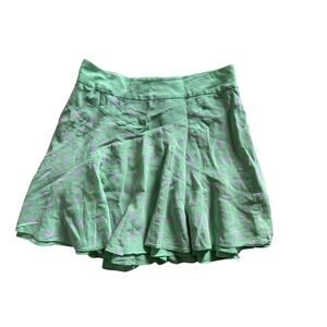 Marc Jacobs Women's Mint Green Silk Layered Mini Skirt size‎ 2